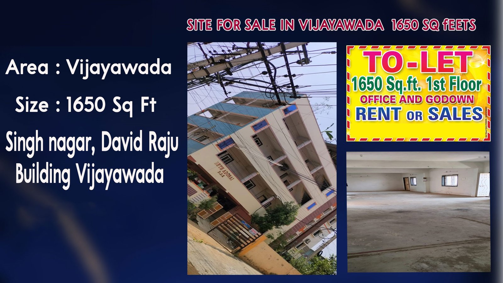 House For Sale (or) Rent in Vijayawada